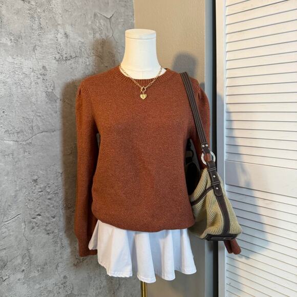 Preppy Amazon Essentials Orange Sweater - Picture 2 of 7